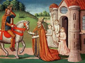 Charlemagne and Pope Hadrian I