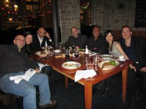 Dinner with some of my Montreal friends.