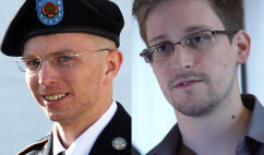 Bradley Manning & Edward Snowden