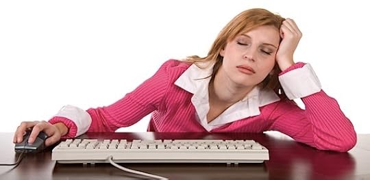 Woman Asleep at Her Computer - Photo courtesy of ©iStockphoto.com/bookwyrmm, Image #11268589