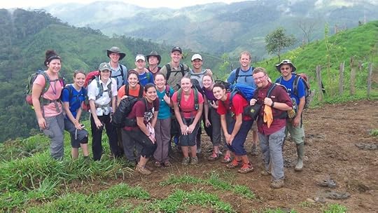 Kelsey with students in Honduras Spring of 2012