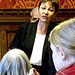 Caroline Lucas MP at the Parliamentary lobby to save the NHS on March 26, 2013