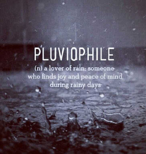 pluviophile