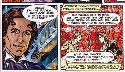 Lee Sullivan illustrated the Radio Times' weekly Eighth Doctor Who comic strip