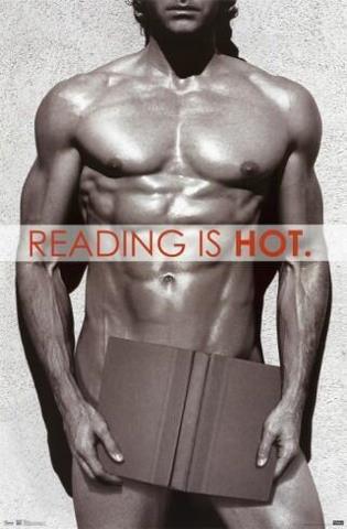 Reading-is-hot-guy book