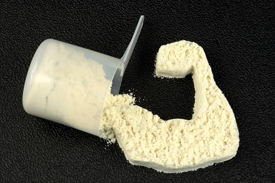 Protein powder arm.