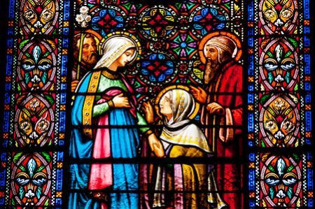 Gabriel, Mary, Elizabeth, Zechariah