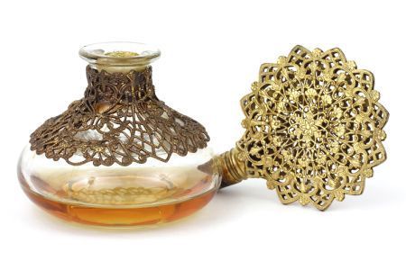 Perfumed oil in a bottle