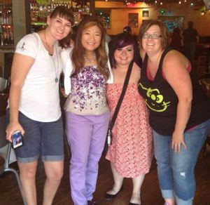 Kailin Gow with Blogger Fans at Vegas Signing