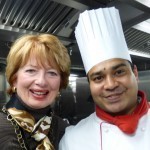 Chef George with Carol