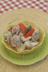 Light Red, White, and Blue Potato Salad
