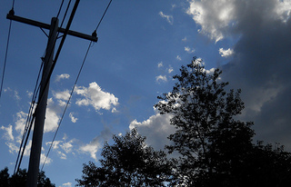evening clouds