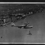 Douglas Dolphin over the Whangpoo River, October, 1934