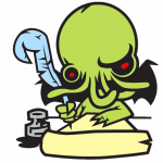 Cthulhu Scribe by Drew Pocza