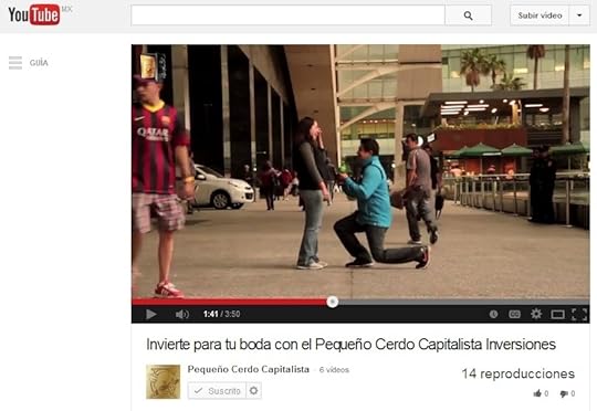 anillo de compromiso - ana y francisco pequeño cerdo capitalista