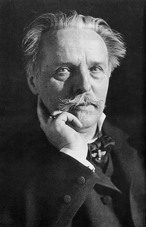 A portrait of the German writer Karl May by Er...