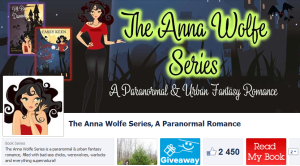 Casey Facebook page of The Anna Wolfe Series, A Paranormal Romance