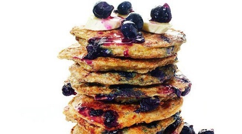 blueberry-protein-pancakes
