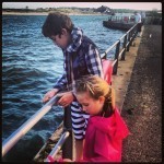 Crabbing at Mudeford Quay
