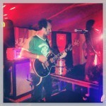 Murph on the guitar at Knights of Wincanton