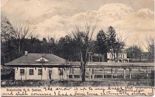 English: Postcard picture of Branchville Railr...