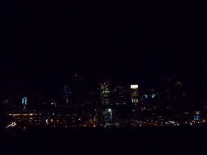 Boston at night from my hotel