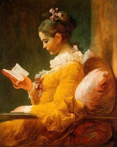 A Young Girl Reading