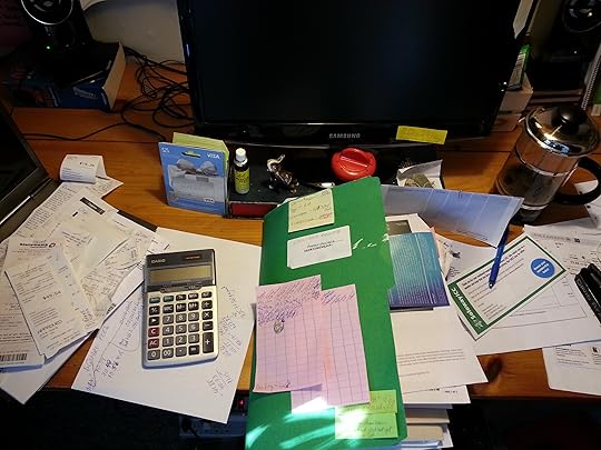Pile of author bills