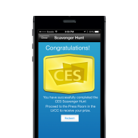 Winning the CES iBeacon scavenger hunt, without ever having to go to CES.
