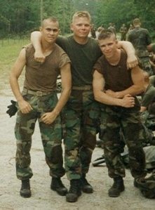 Me, at right, just a few months before that hump, back in '97. I thought I was invincible... Yeah, right...