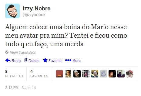 pedido no tuiter