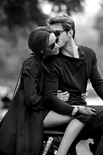 LOVERS ON MOTORCYCLE
