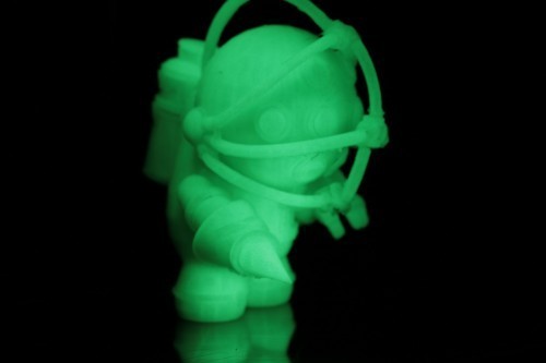 3d-printed big daddy glows in the dark