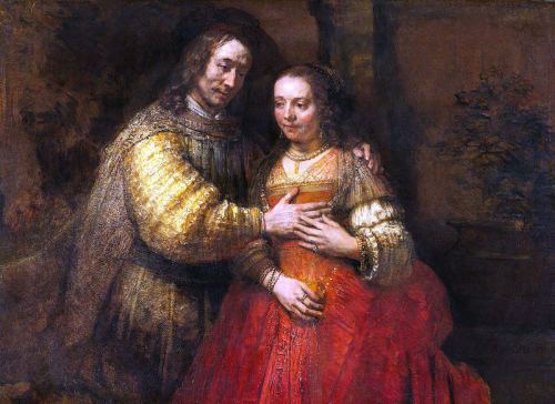 'The Jewish Bride' by Rembrandt (1667)