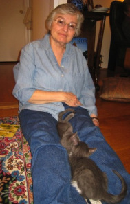 Mom with Darcy and Knightley