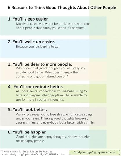 6 Reasons to think good thoughts