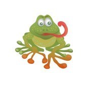 9933544-funny-green-frog-on-a-white-background-basic-elements-are-grouped