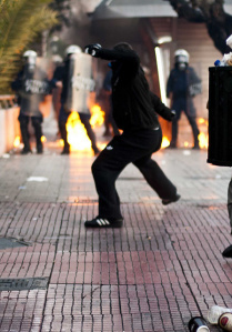 austerity protest