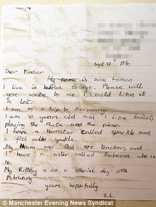 Zoe Lemon's Letter