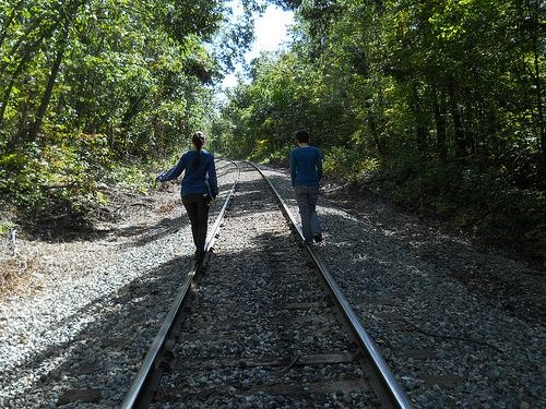 walking the rails