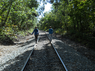 walking the rails