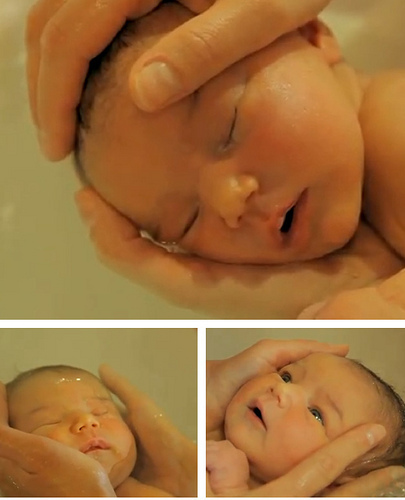 stills from "Thalasso Bain Bebe par Sonia Rochel"
