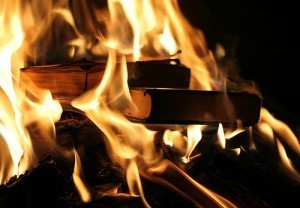 book burning creative commons