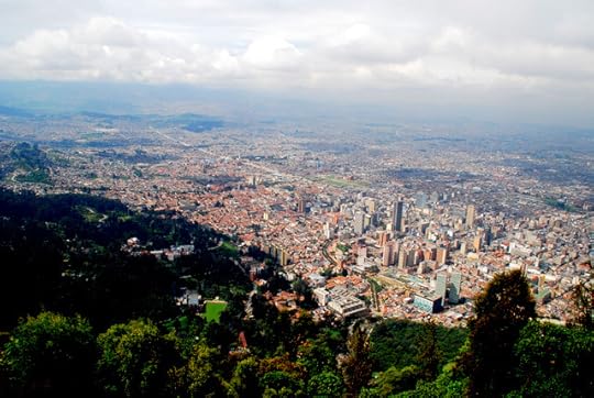 Bogota skyline from Cerro Montserrate, Colombia