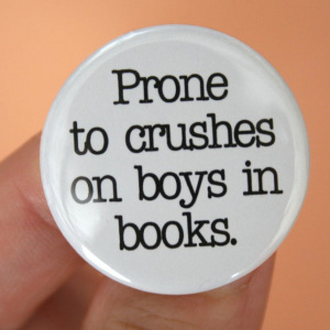 prone to crushes on boys in books