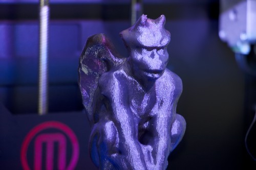 Closeup Sparkly Gargoyle