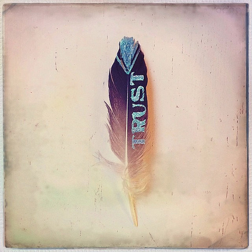 My word for 2014 is trust. I'm gonna practice trusting my little heart out. Trust in others. Trust in new beginnings. Trust my voice. Trust the leaps, the falls, and the timing of it all. I can tell that 2014 is gonna be epic. Trusting it all! What is you