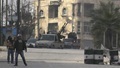 Free Syrian Army fighters look on as their fellow fighters fire an anti-aircraft weapon towards forces loyal to the Syrian regime in Aleppo's al-Ansari al-Sharqi neighbourhood (REUTERS/Ammar Abdullah). 