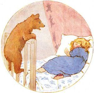 Goldilocks and Baby Bear by Margaret Tarrant