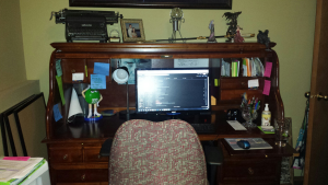 Where I write...